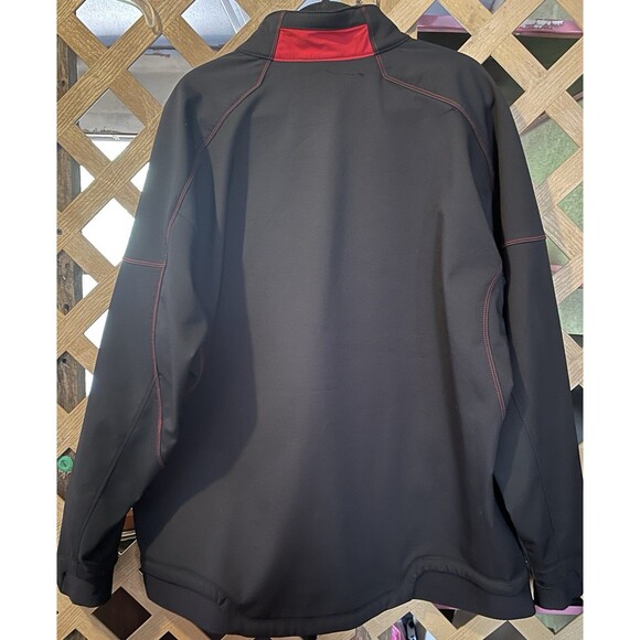 Nike Team Rutgers Scarlet Knights Bomber Jacket Y2K Men's XXL Flawed - Picture 5 of 12